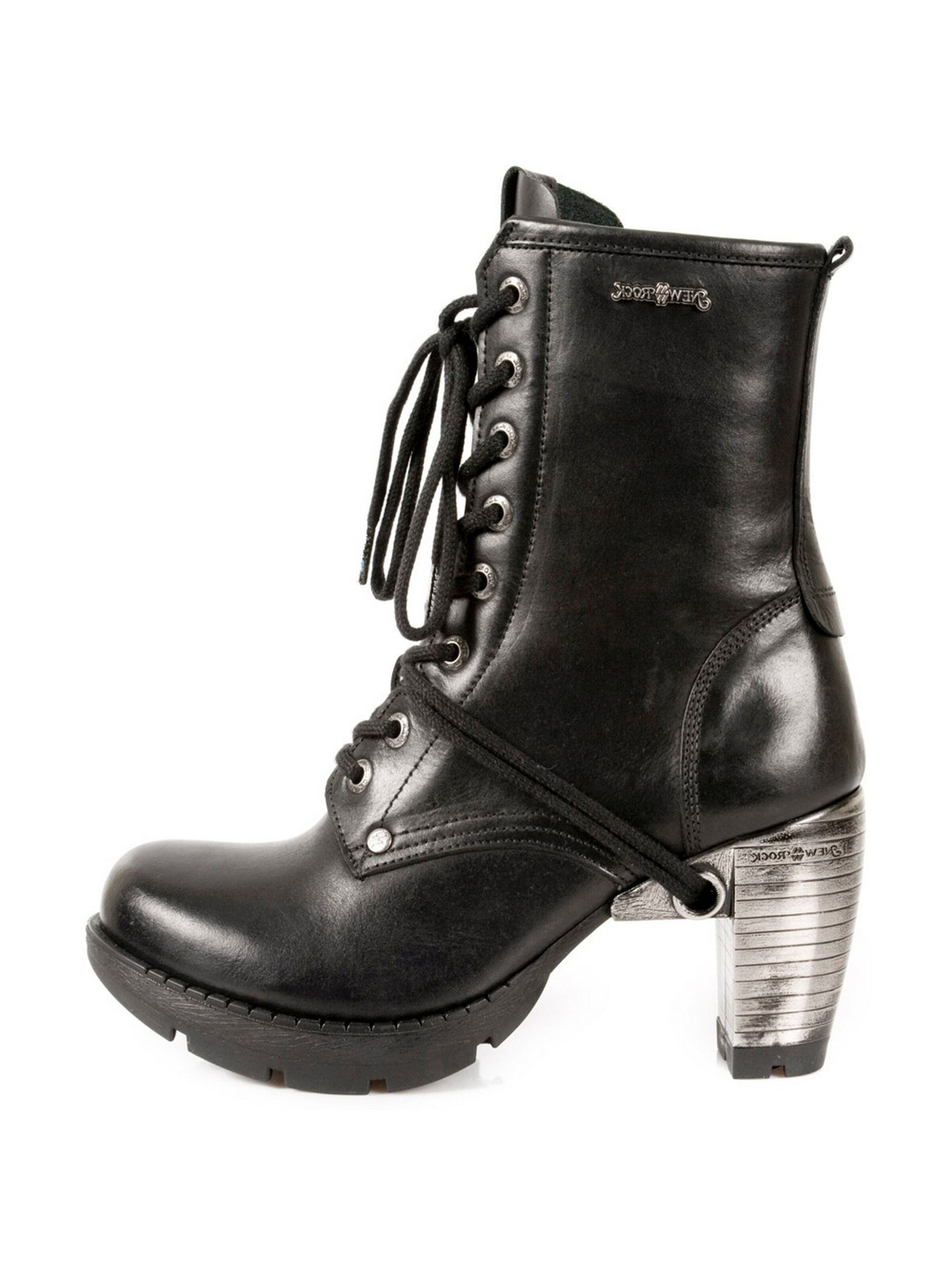 New Rock - Botas con cordones 'M-TR001-S1' en negro