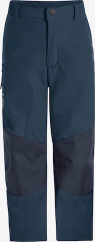 VAUDE Regular Outdoor Pants 'Rondane' in Blue: front