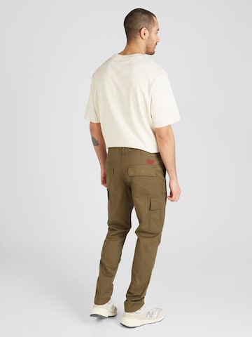 Effilé Pantalon cargo 'Ace Tucker' JACK & JONES en vert