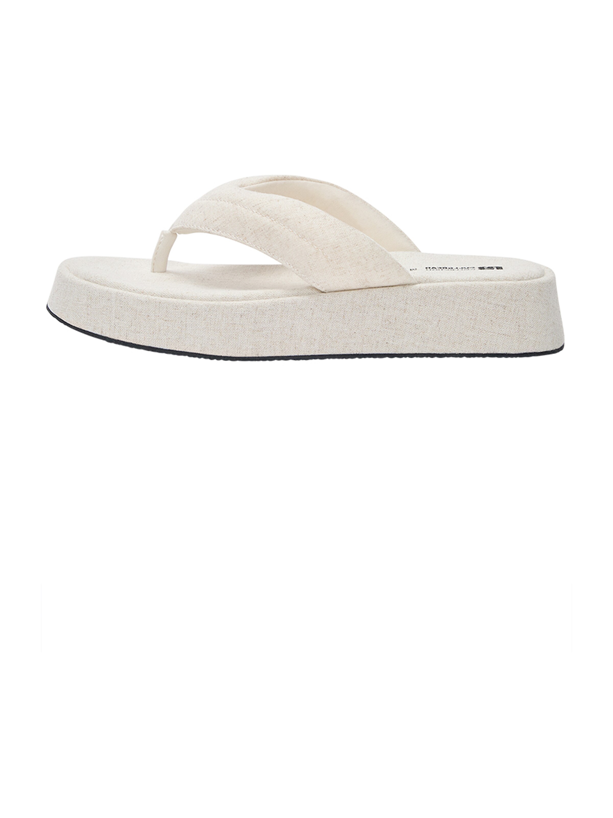 Pull&Bear T-bar sandals in Beige