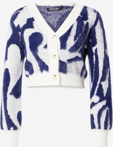 Cardigan Nasty Gal en bleu : devant