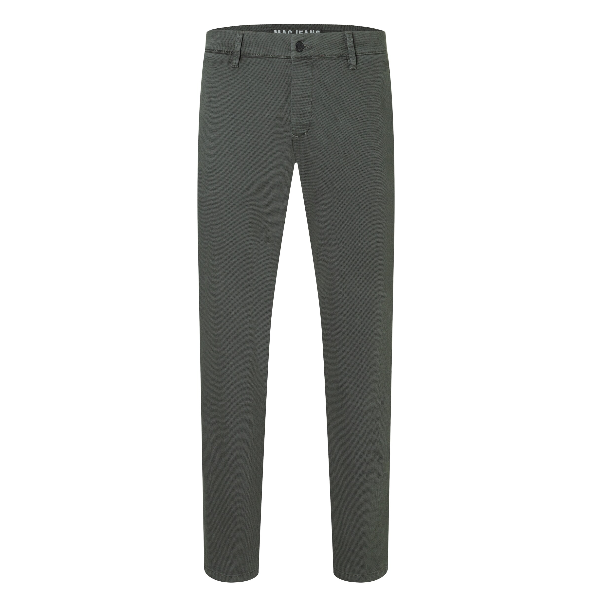 MAC Loose fit Chino Pants in Grey: front