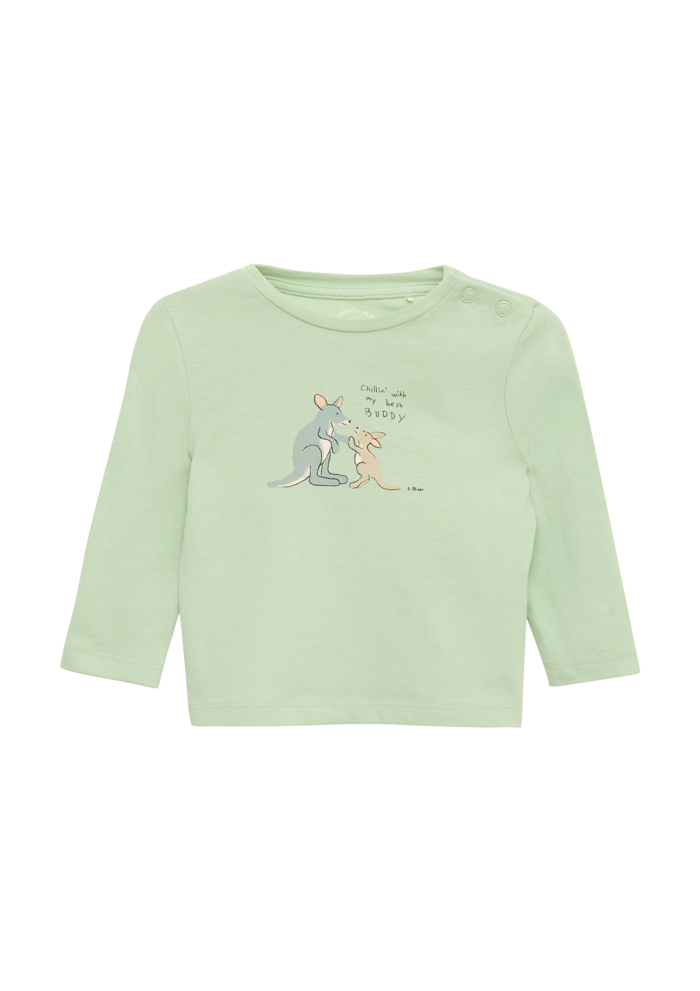 s.Oliver Shirt in Groen: voorkant