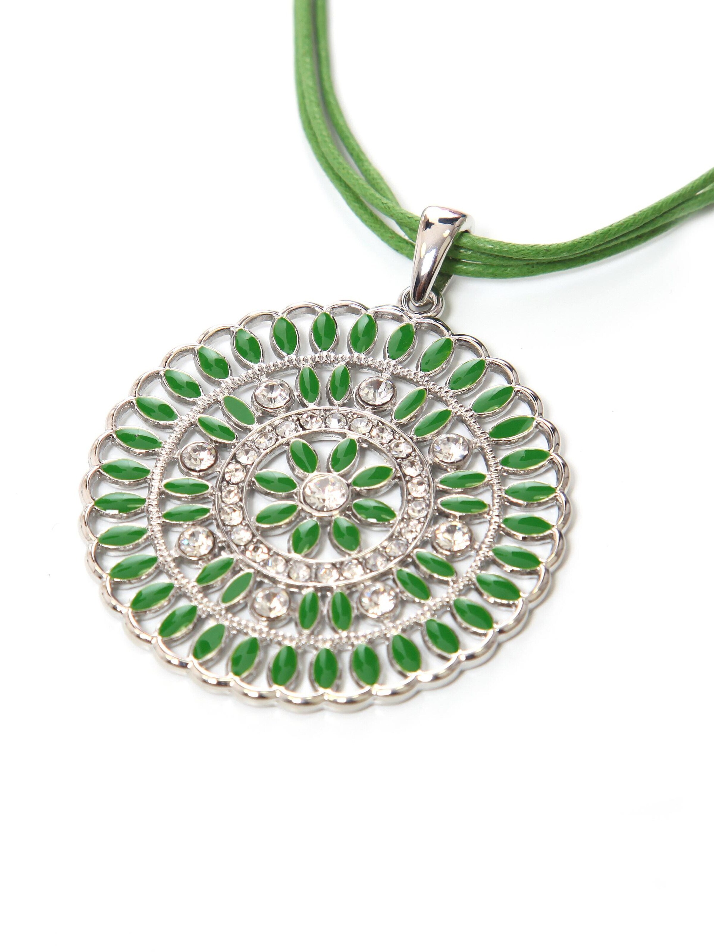 COLLEZIONE ALESSANDRO Necklace 'Marle' in Green