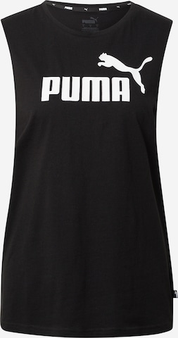 PUMA - Top deportivo en negro: frente