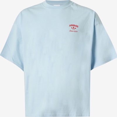 ADIDAS ORIGINALS Majica veličine XS u nebesko plava / trešnja crvena, Pregled proizvoda