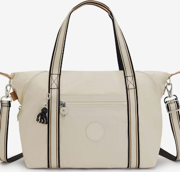 Shopper 'ART' di KIPLING in bianco: frontale