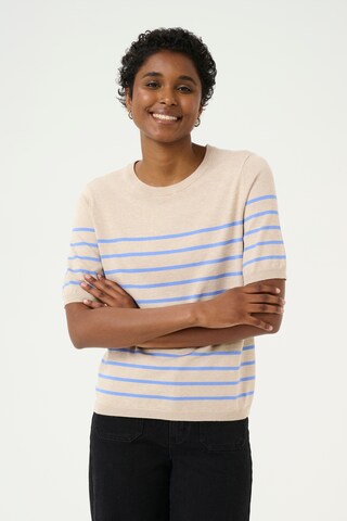 Pull-over 'KA Lizza' Kaffe en beige : devant