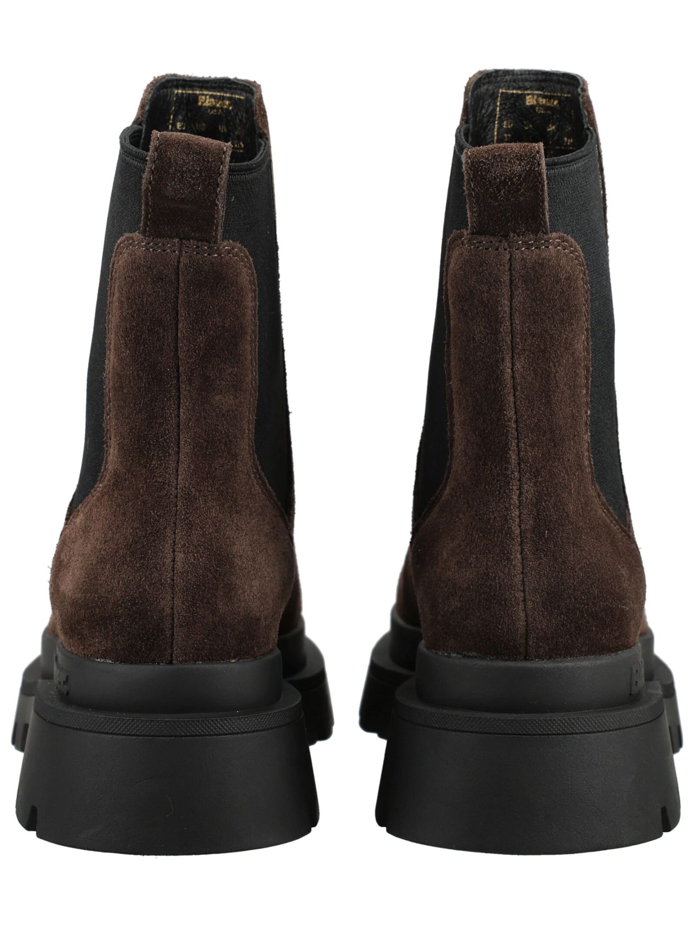 Blauer.USA Chelsea boots in Bruin: terug