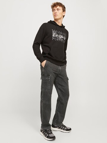 regular Jeans cargo 'JJIEddie JJWade' di JACK & JONES in nero