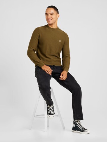 BOSS Sweter 'Anion' w kolorze zielony