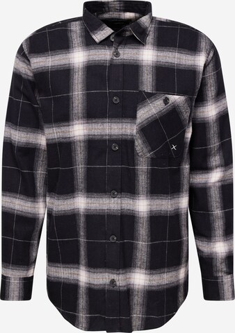 Clean Cut Copenhagen Regular fit Button Up Shirt 'Michael' in Black: front