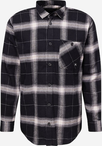 Clean Cut Copenhagen Regular fit Button Up Shirt 'Michael' in Black: front