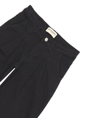 Roy Rogers Wide Leg Jeans 'Pleats' in Schwarz