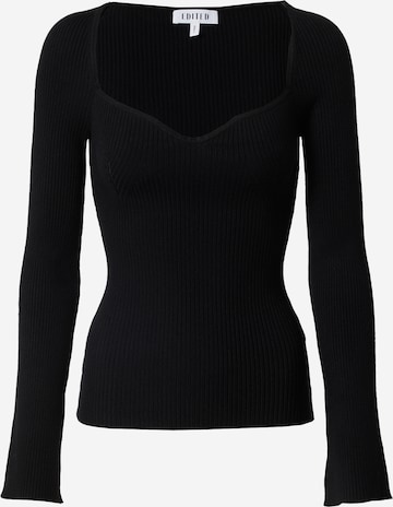 EDITED - Pullover 'Lucina' em preto: frente