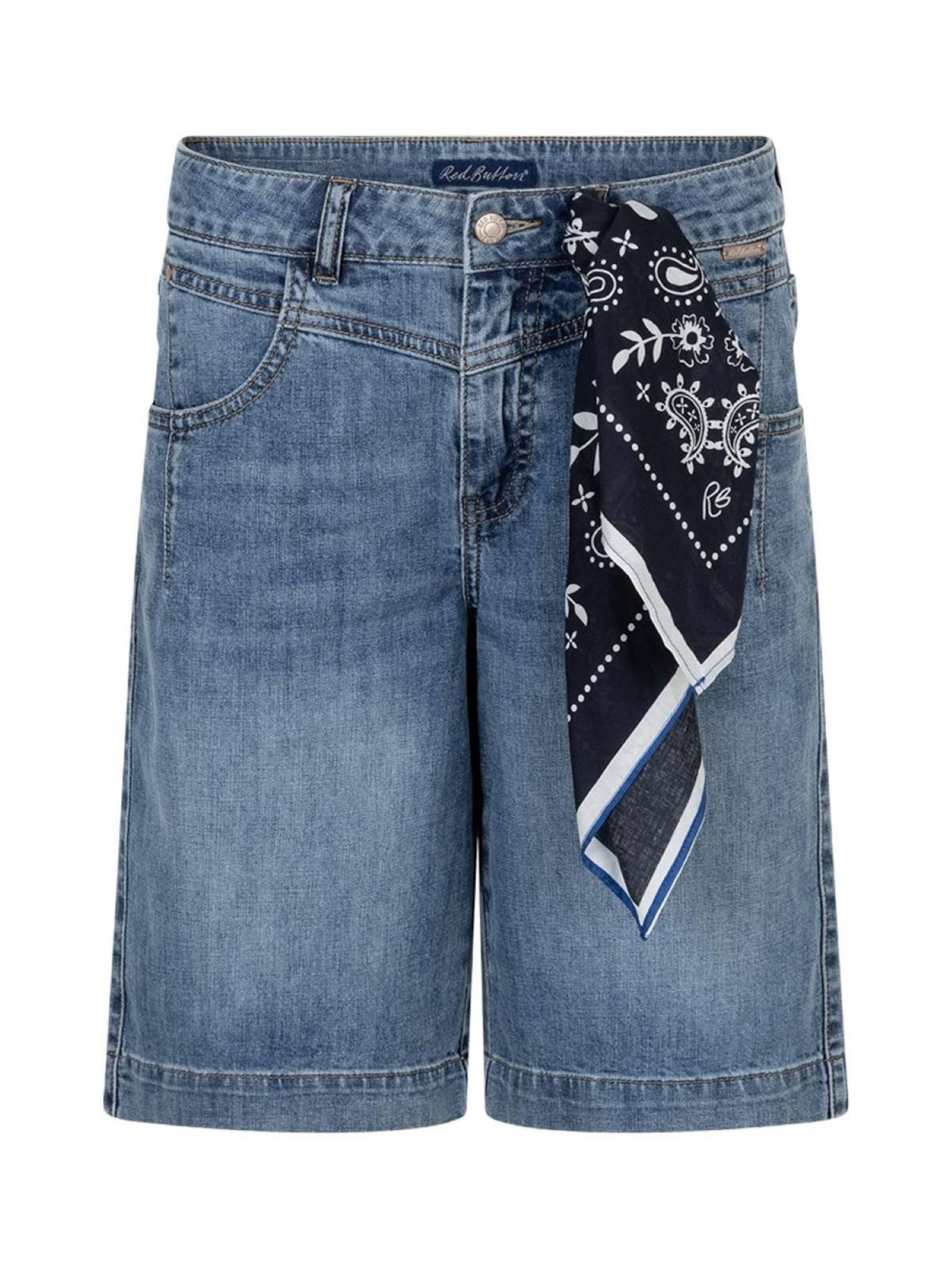 Red Button Regular Hose 'Red Button Kate & scarf blue'‌‌‌‌‌‌ in Blau: Vorderseite