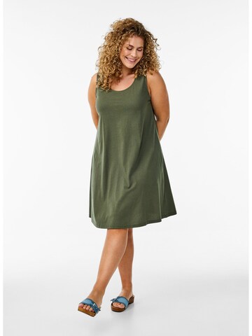 Robe d’été 'Vevelyn' Zizzi en vert