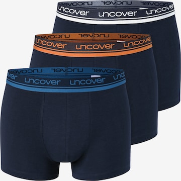 uncover by SCHIESSER Lange onderbroek 'Cotton' in Blauw: voorkant