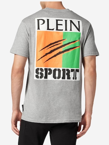 Plein Sport - Camisa 'Scratch' em cinzento