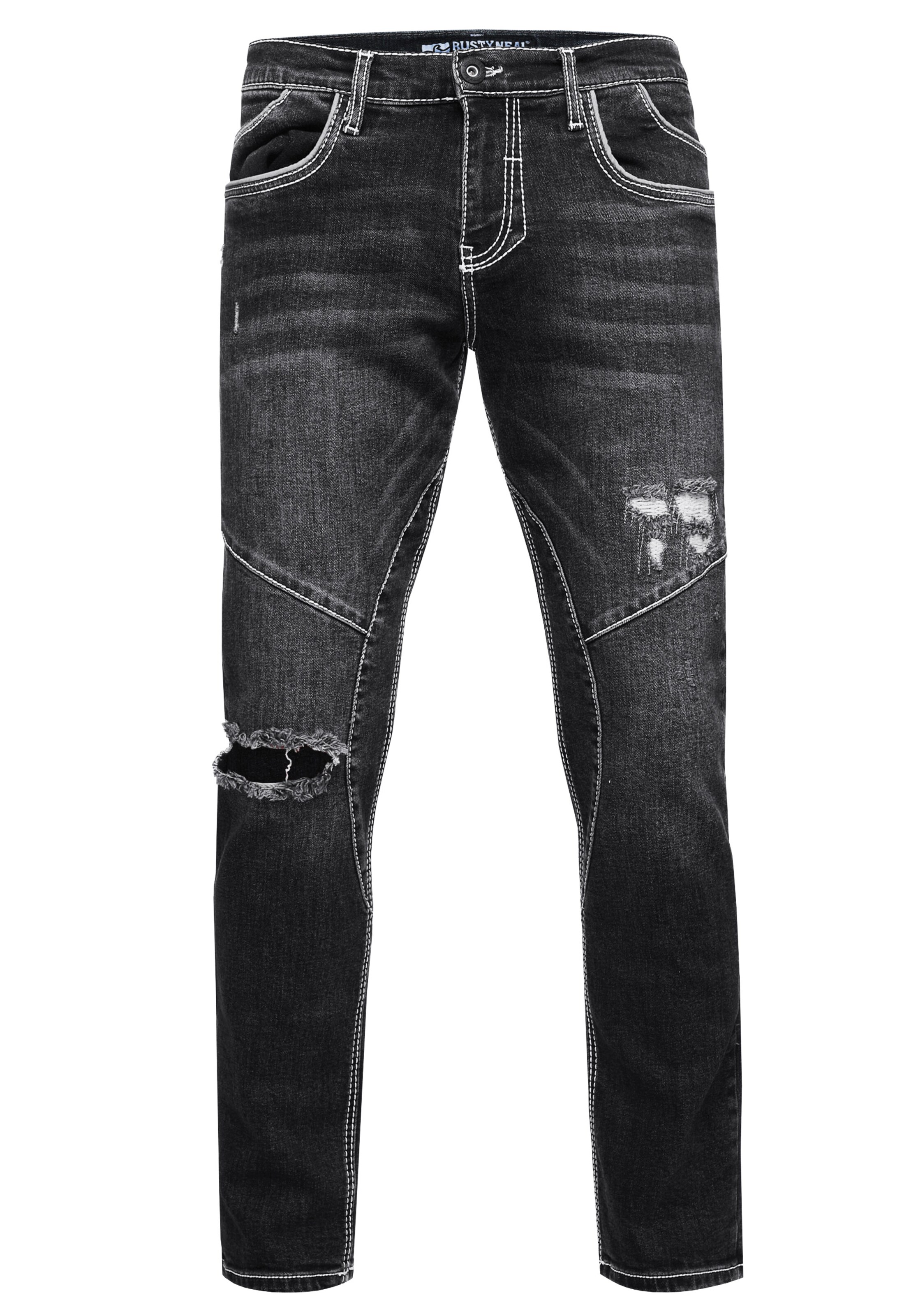 Rusty Neal Jeans 'NISHO' in Black: front