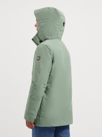 Travelin Winterjas 'Lisbet' in Groen