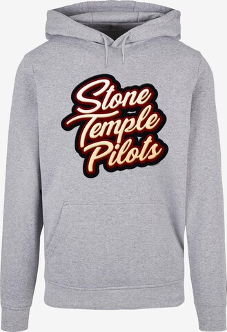 Merchcode Sweatshirt 'Stone Temple Pilots - Script master' in Grijs: voorkant