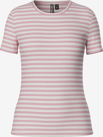 PIECES T-shirt 'PCRuka' i rosa: framsida