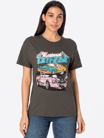 Nasty Gal T-Shirt in Grau: Vorderseite