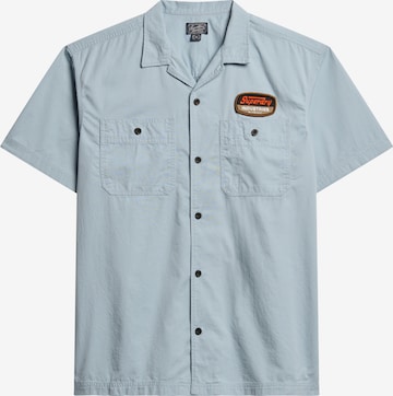 Superdry Overhemd in Blauw: voorkant