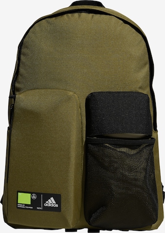 ADIDAS SPORTSWEARSkinny Sportski ruksak - zelena boja: prednji dio