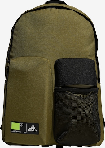 ADIDAS SPORTSWEAR Skinny Sportrucksack in Grün: predná strana