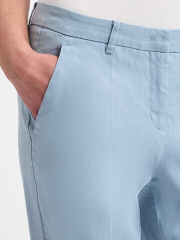 Cambio Slim fit Pleat-front trousers ' Krystal ' in Blue