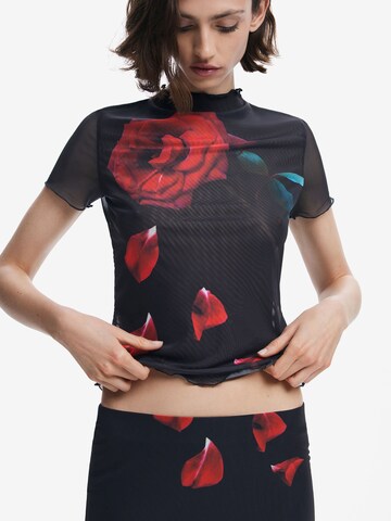 Desigual T-Shirt in Schwarz