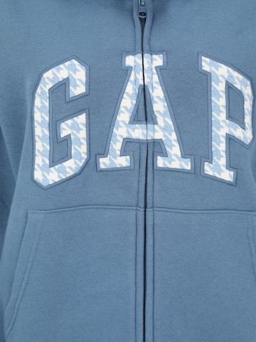 Gap Tall Sweat jacket 'HERITAGE' in Blue
