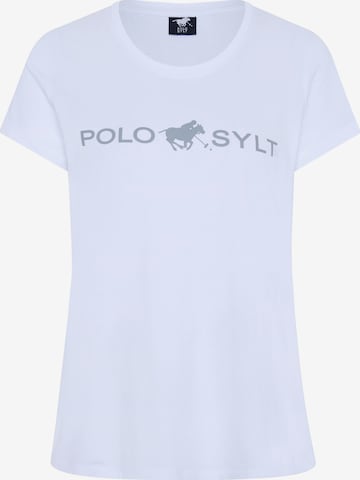 Polo Sylt Shirt in White: front