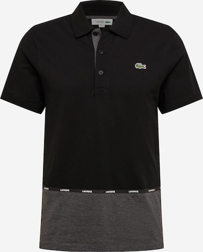 LACOSTE Shirt in de kleur Grijs gemêleerd / Zwart / Wit, Productweergave