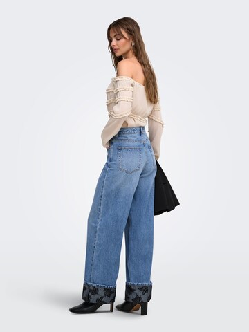 ONLY Wide Leg Jeans 'HOPE' i blå