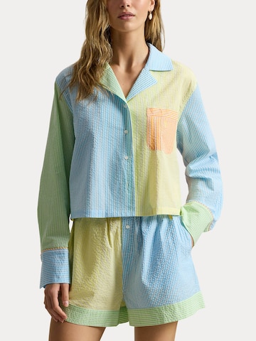 Polo Ralph Lauren Pyjama ' Scallop Seersucker ' in Gemengde kleuren