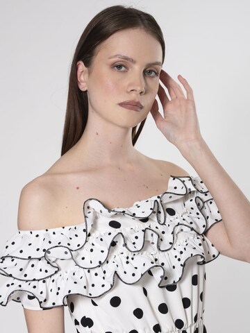Influencer Dress in White