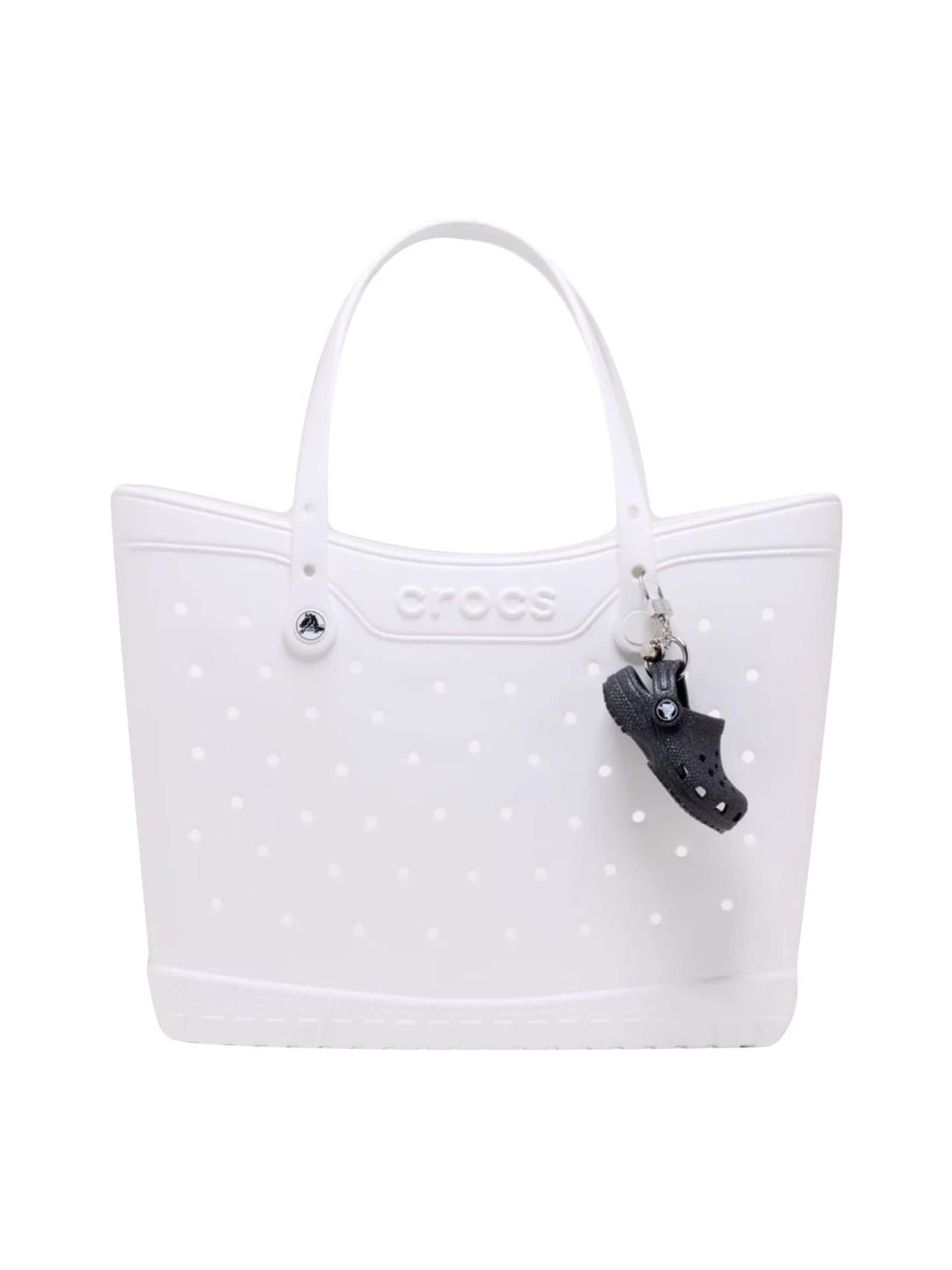 Portachiavi 'Classic Glitter Clog Bag Charm' di Crocs in nero