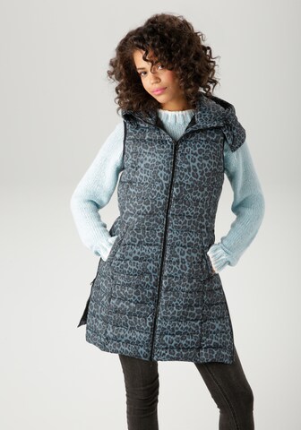 Aniston CASUAL Vest in Blue: front