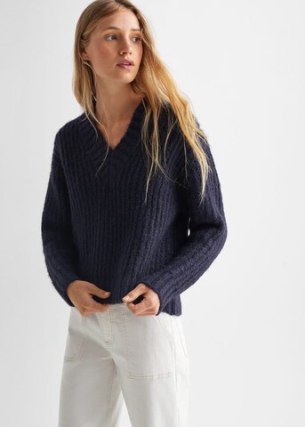 MANGO TEEN Sweater 'pico' in Blue: front