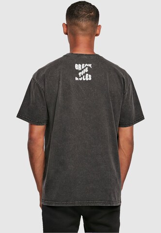 Merchcode Shirt 'Break The Rules' in Grau