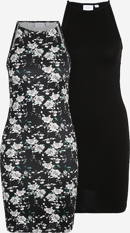 Vila Petite Dress in Black: front