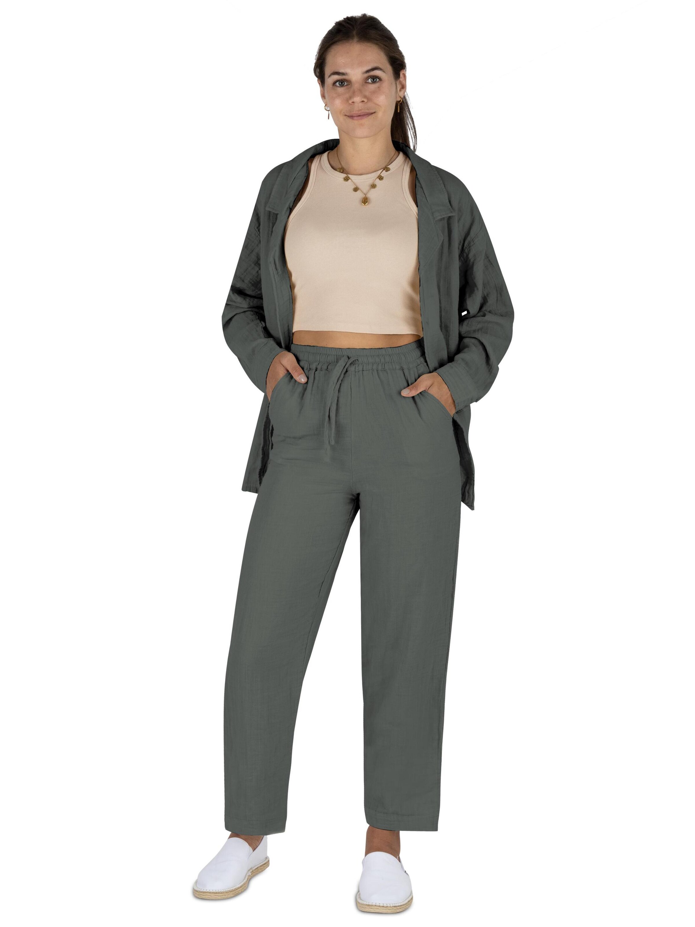regular Pantaloni 'Chania' di Janice in grigio