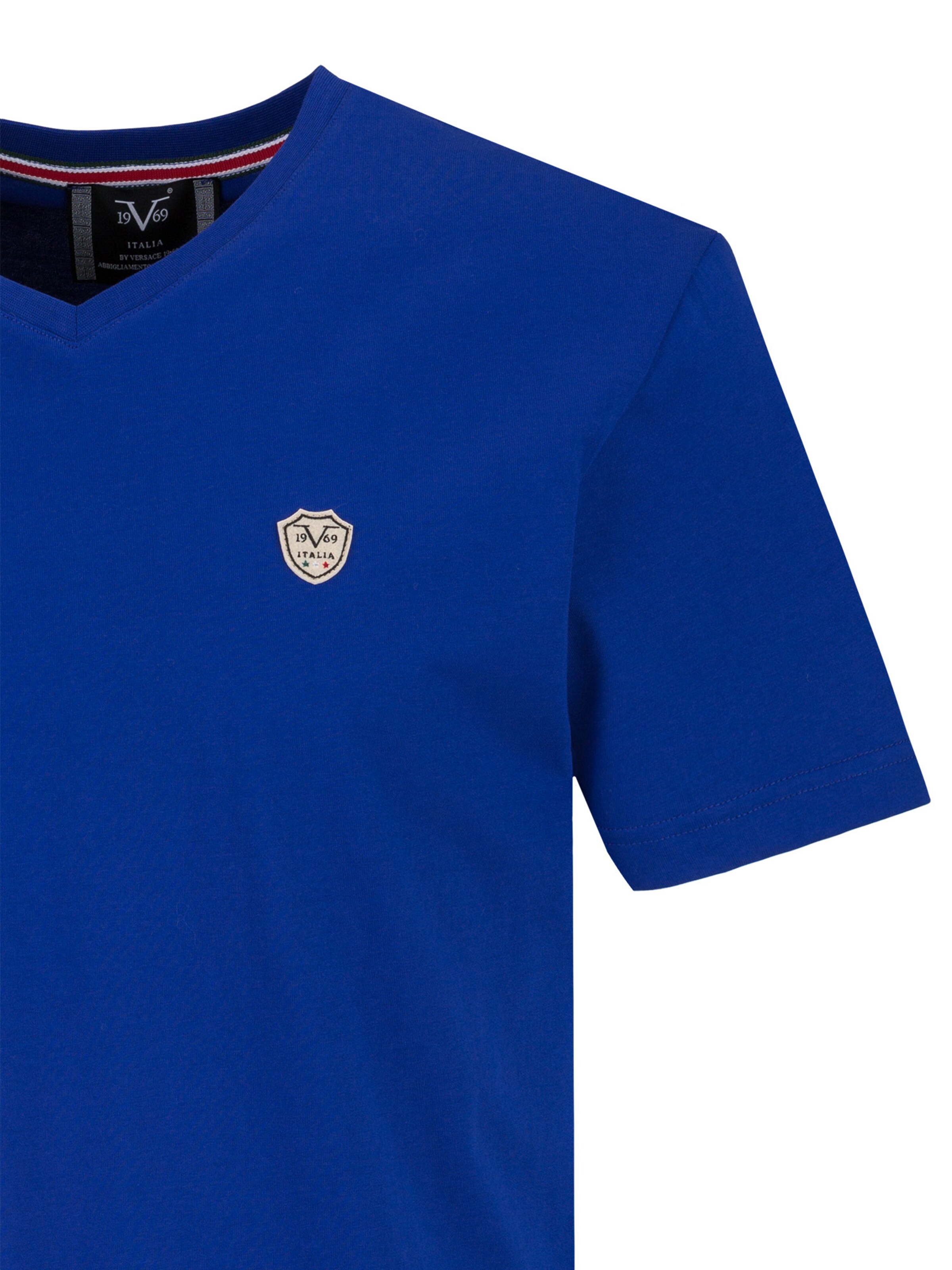 19V69 ITALIA Tričko 'Toni' - Modrá