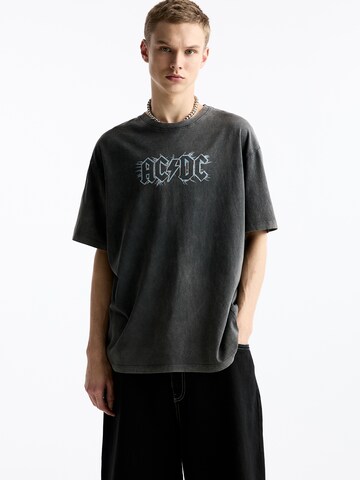 Pull&Bear T-Shirt in Grau: Vorderseite