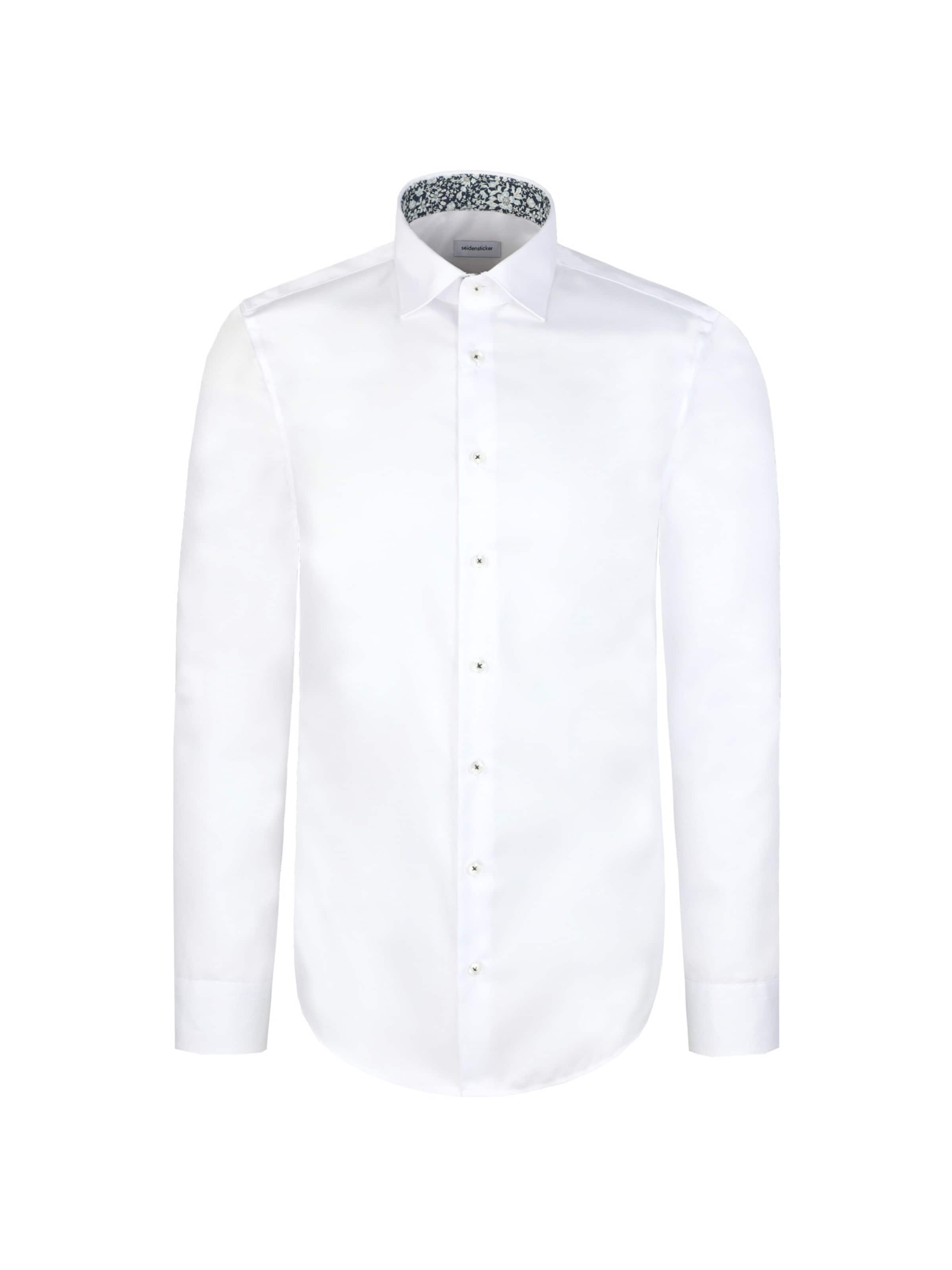 SEIDENSTICKER Slim Fit Hemd 'Classic Essentials' in Weiß: Vorderseite