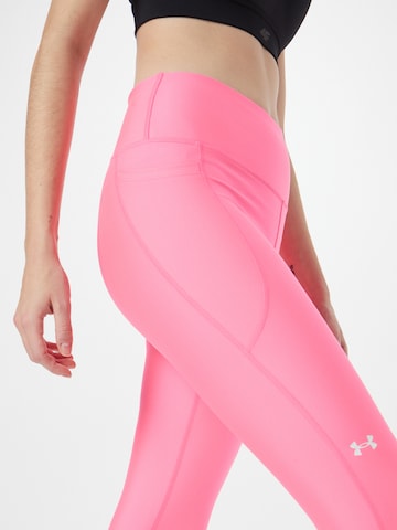 UNDER ARMOUR Skinny Športne hlače | roza barva