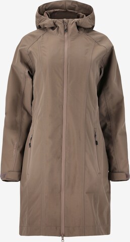 Whistler Between-Seasons Coat 'Andosa' in Brown: front